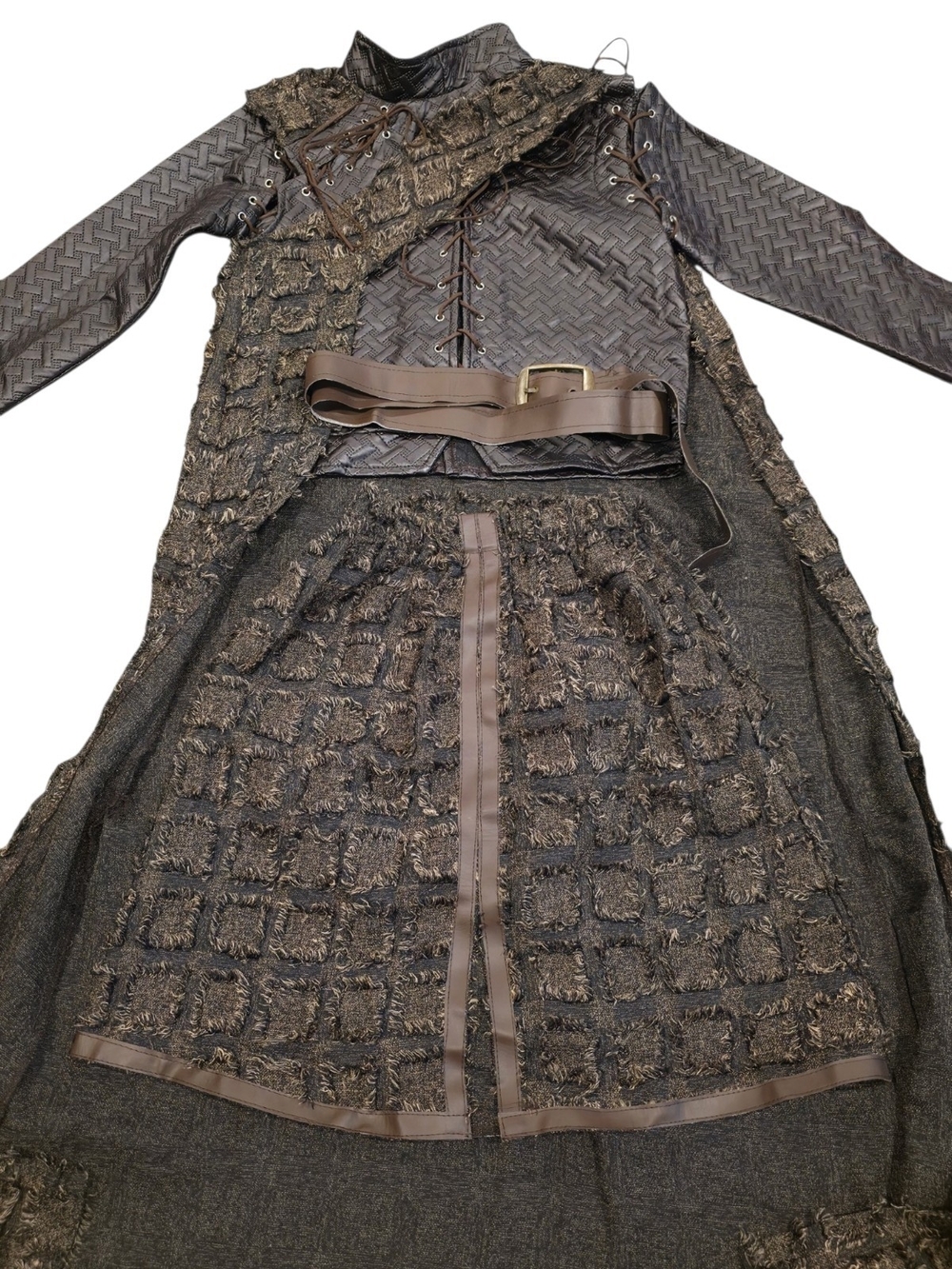 Winter Warrior Women’s Costume Size S 4 Piece Cape Medieval Viking - Picture 4 of 9